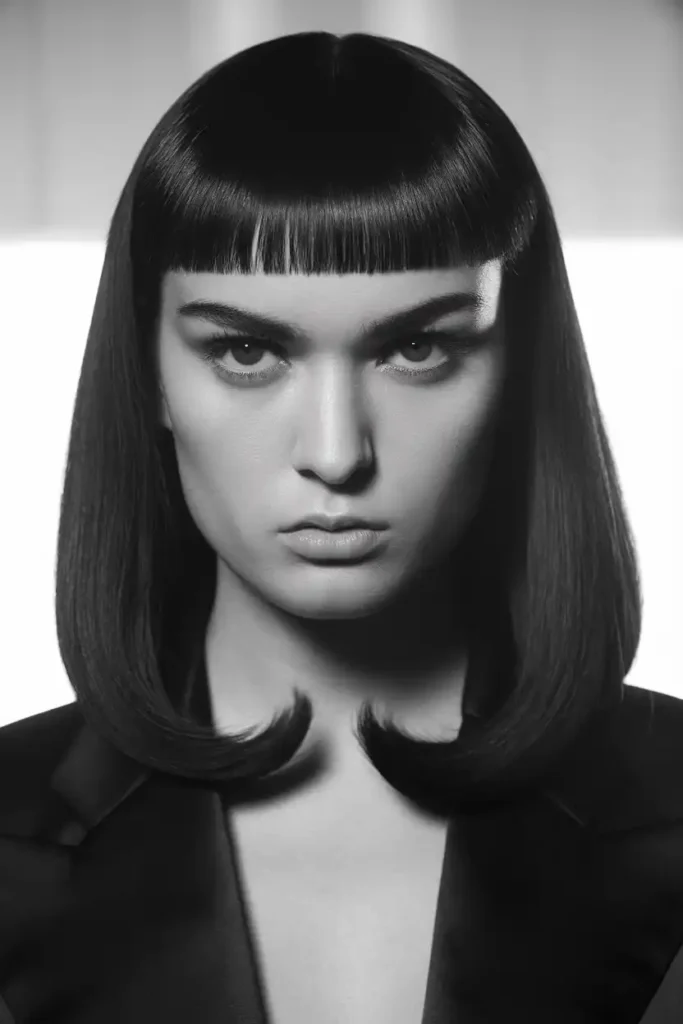 Statement Fringe That Redirects Focus Upward