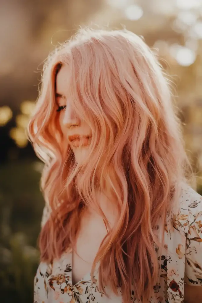Strawberry Blonde for a Soft, Romantic Glow