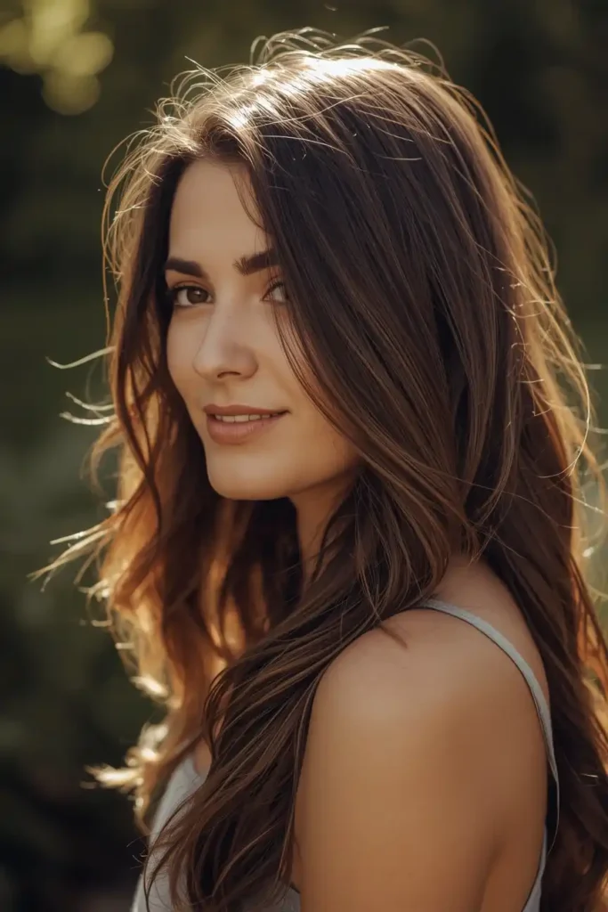 8. Subtle Sun-Kissed Highlights for a Natural Look