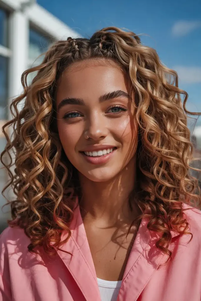 Textured Space Between Braids and Curls