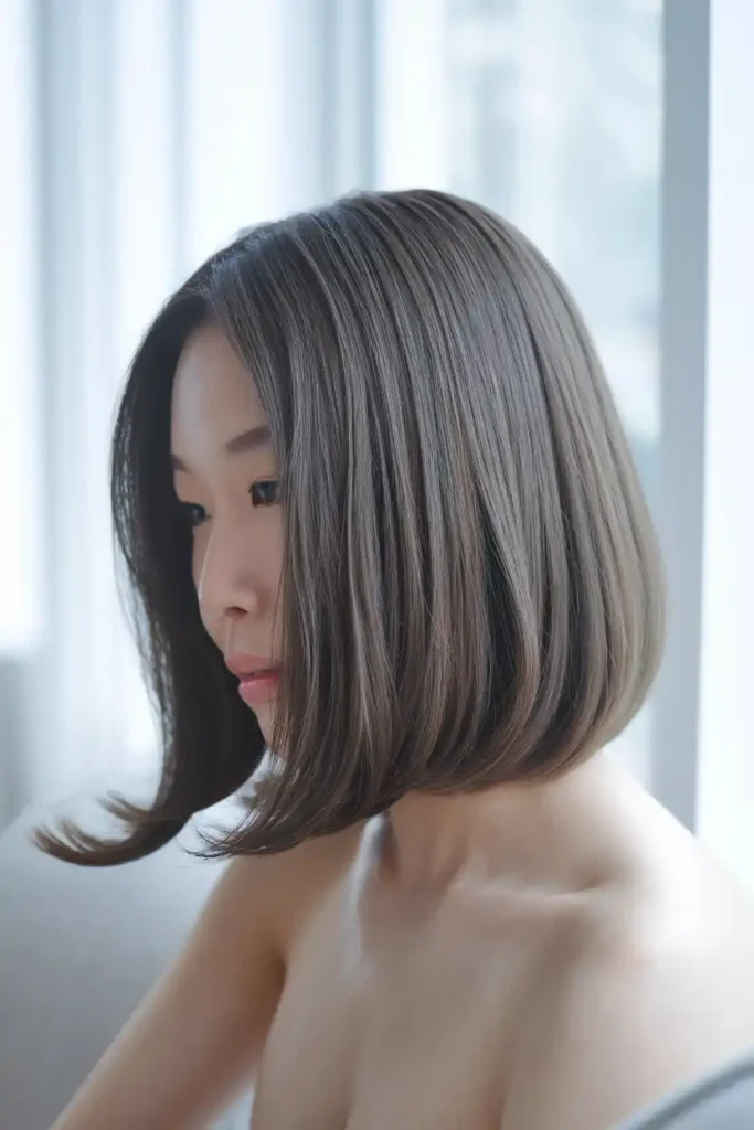 The Classic Lob That Flatters Almost Every Round Face