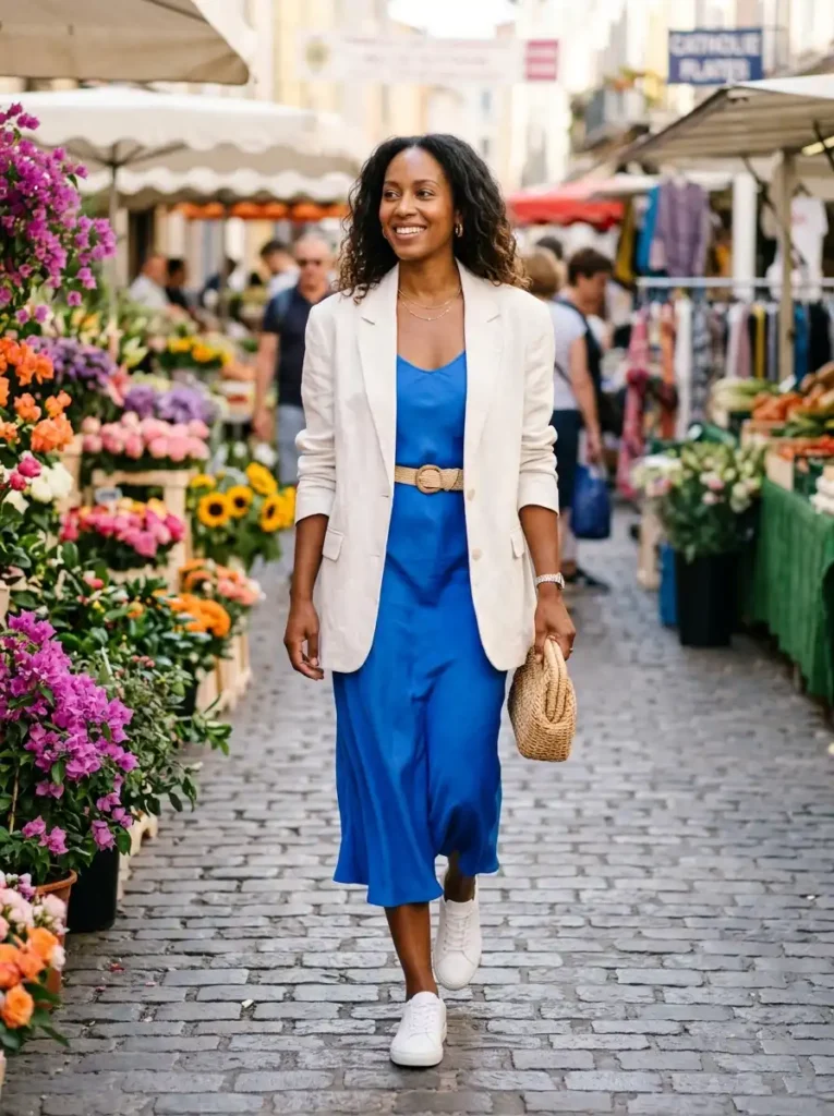 The Classic White Blazer Reimagined With Color