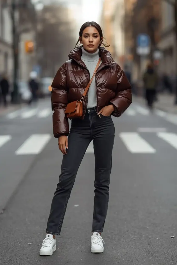 The Cropped Puffer Jacket That Does Not Overwhelm
