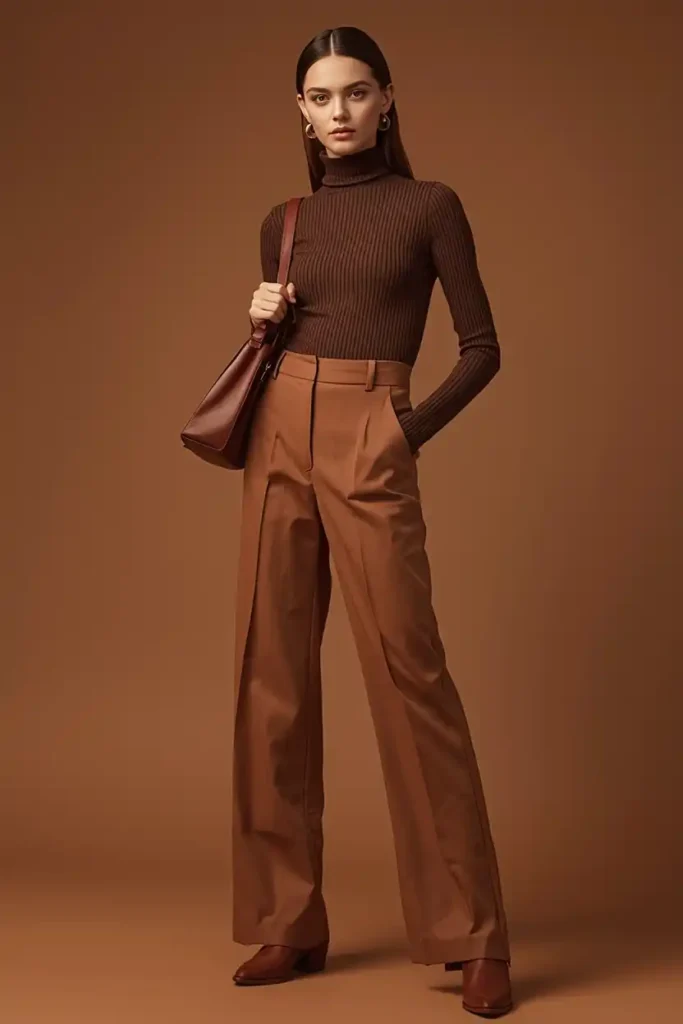 Tonal Brown Monochrome Look for a Polished Daytime Vibe