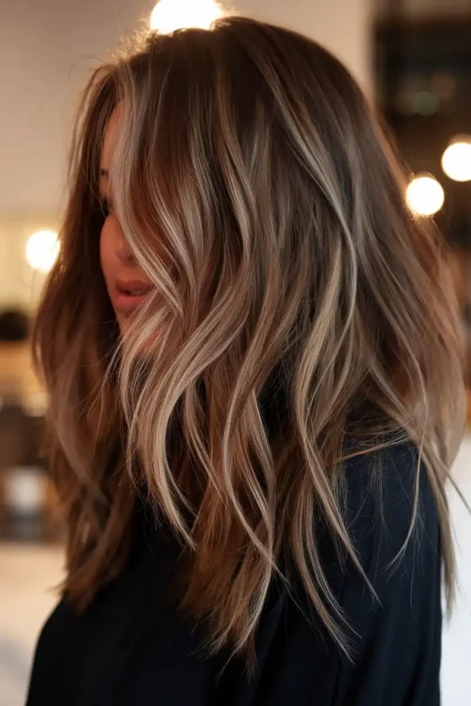 Warm Mocha Tones for a Cozy, Rich Brunette Look