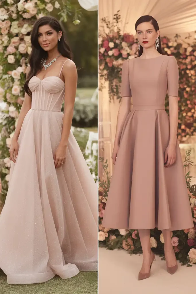 What You Wear to the Reception Can Differ From the Ceremony Look