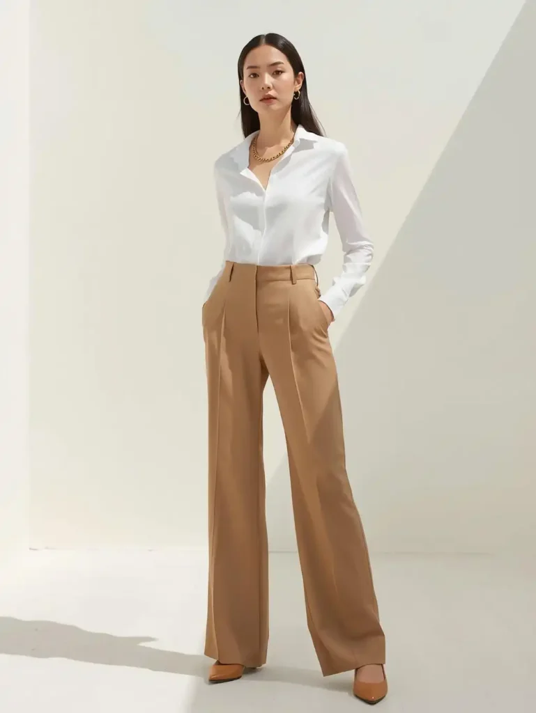 White Wide-Leg Trousers for a Summer Refresh