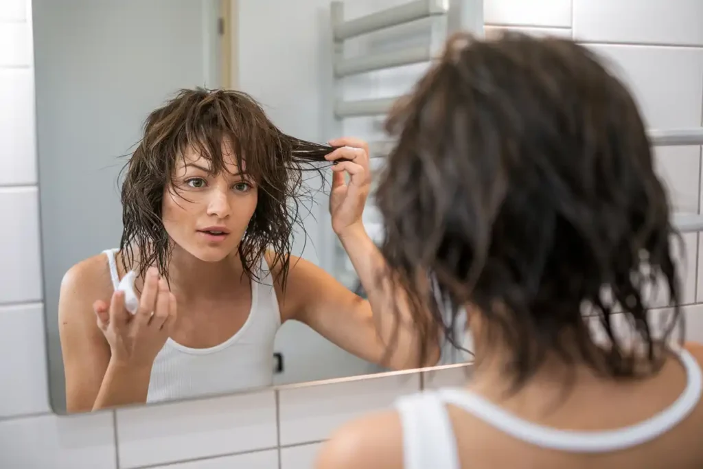 Air-Drying a Layered Wavy Haircut the Right Way