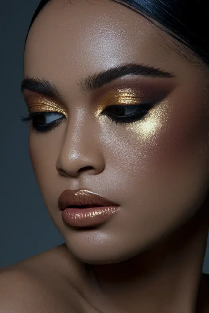 Blend Out the Ultimate Metallic Smoky Eye