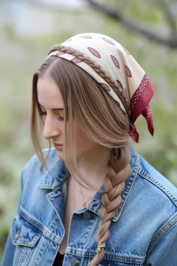 Braided Bandana Headband