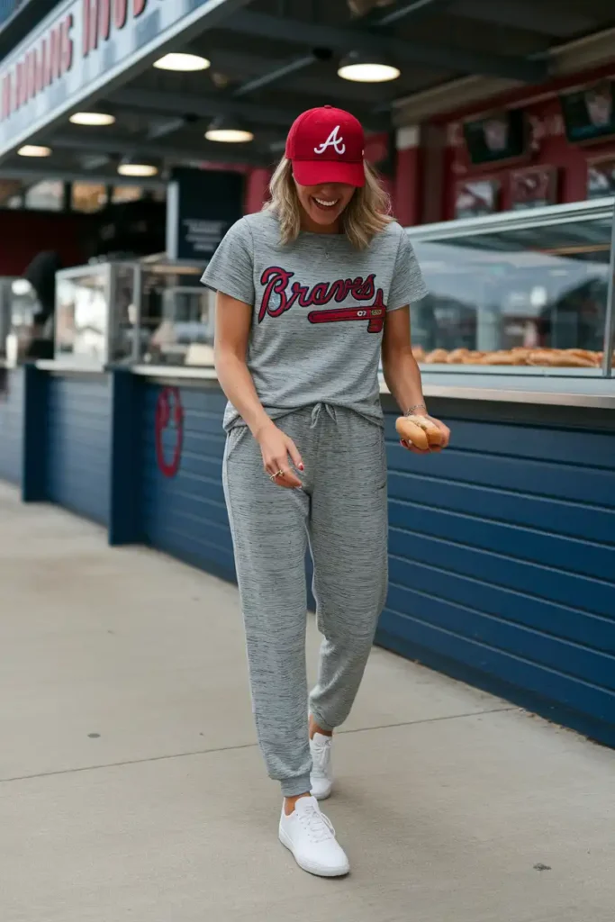 Braves Baseball Cap and Matching Set
