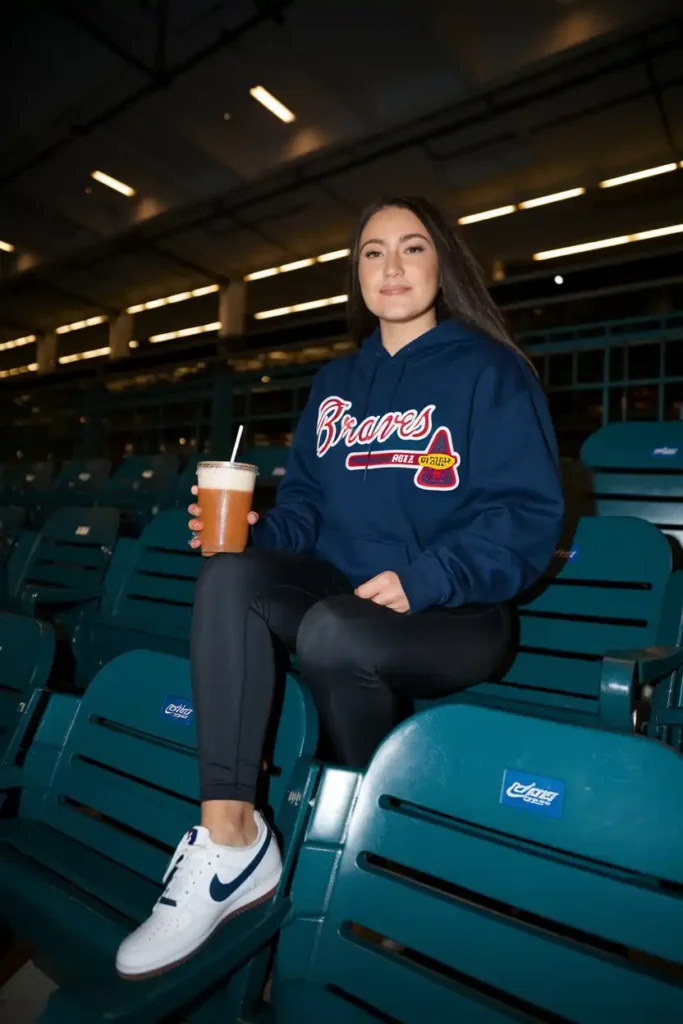 Braves Hoodie and Leggings for Night Games