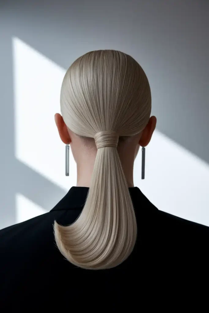 Classic Sleek Low Ponytail