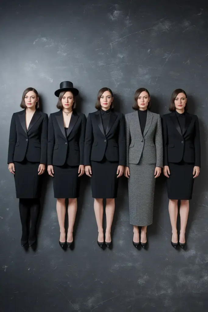 Corporate Goth Outfit Ideas for a Full Working Week
