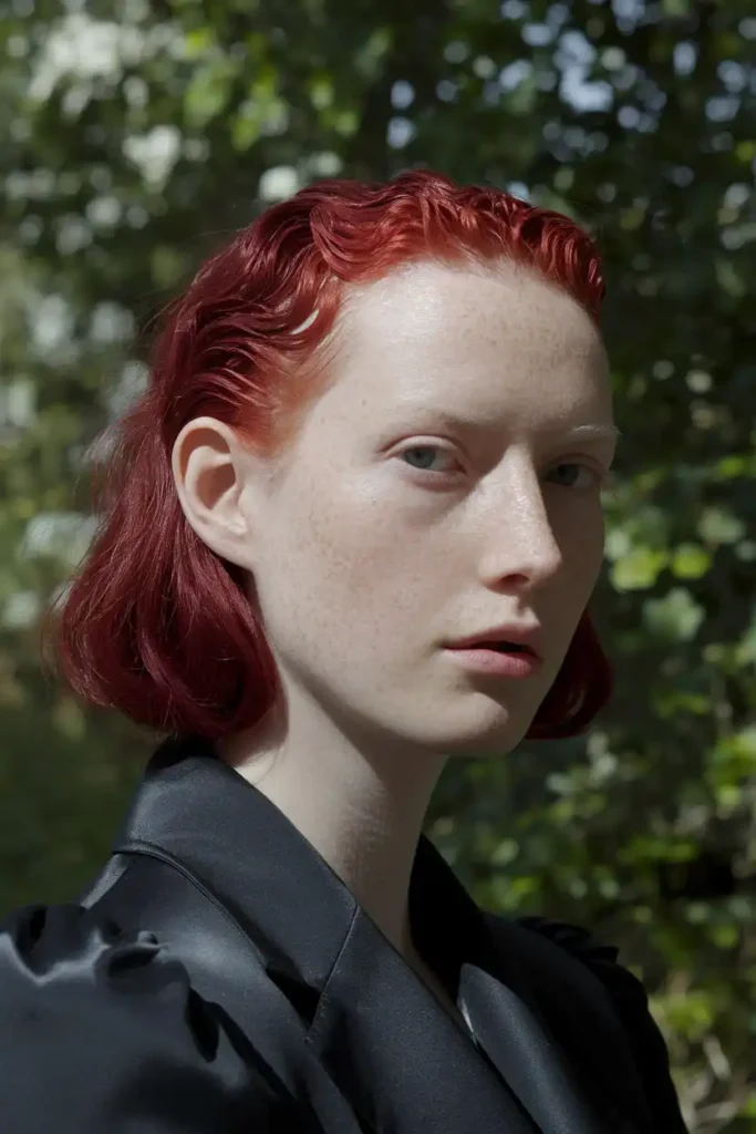 Dark Red Hair for Fair Skin: What Shades Actually Work