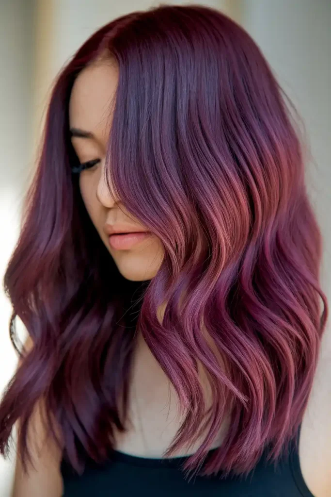 Deep Burgundy Red Hair for a Rich, Dimensional Look