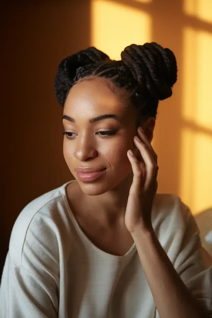 Easy Everyday Hairstyles for Coily or 4C Thin Hair