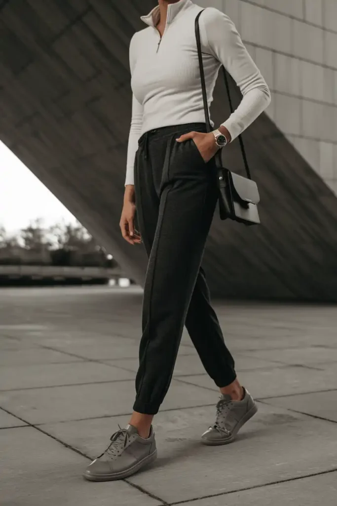 Elevated Athleisure With a Tailored Jogger