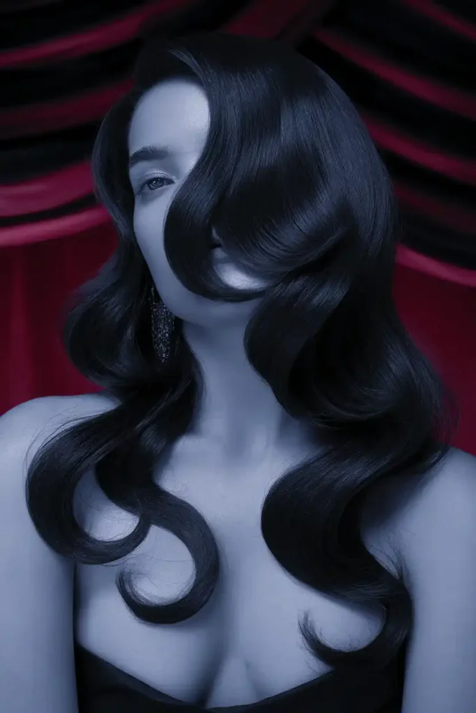 Elizabeth Taylor's Thick Raven Waves With Drama to Spare