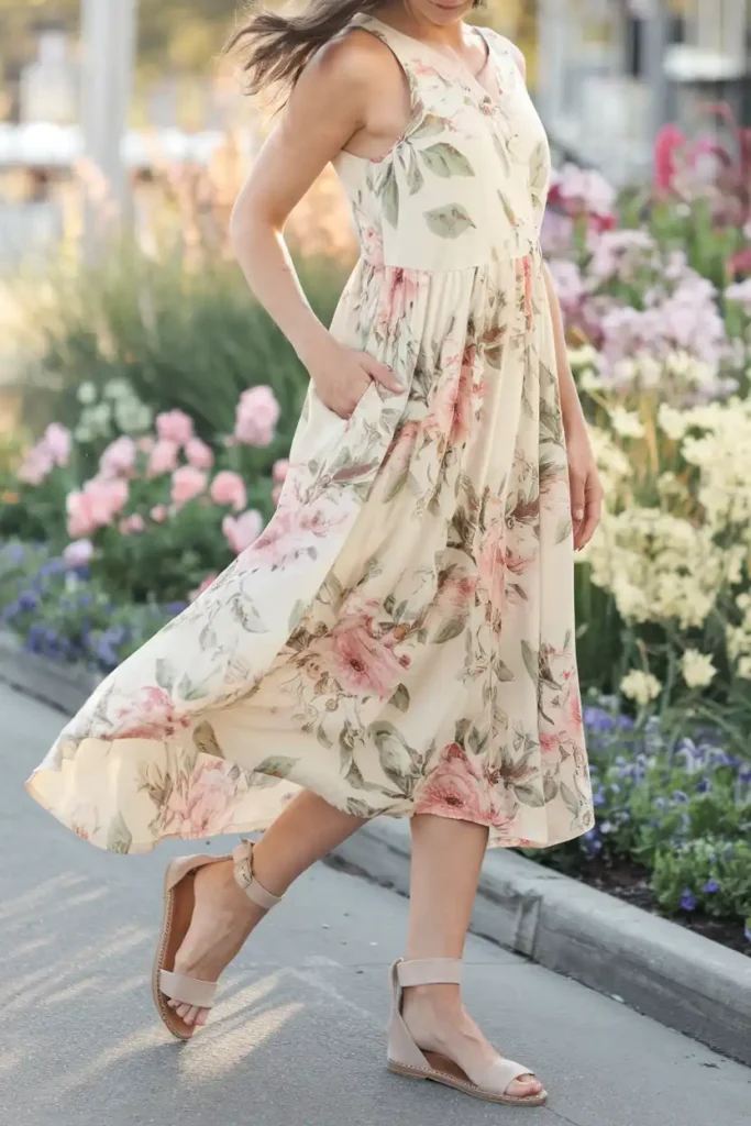 Floral Sundress With Pockets for the Win