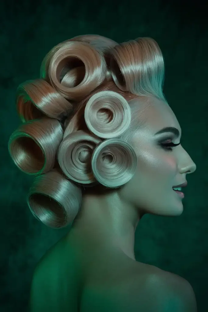 Ginger Rogers's Ballroom-Ready Curls With Sculptural Polish