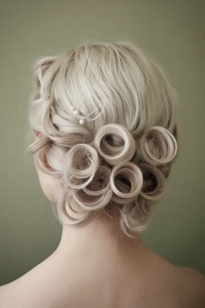 Grace Kelly's Pinned-Up Curls With a Regal Finish