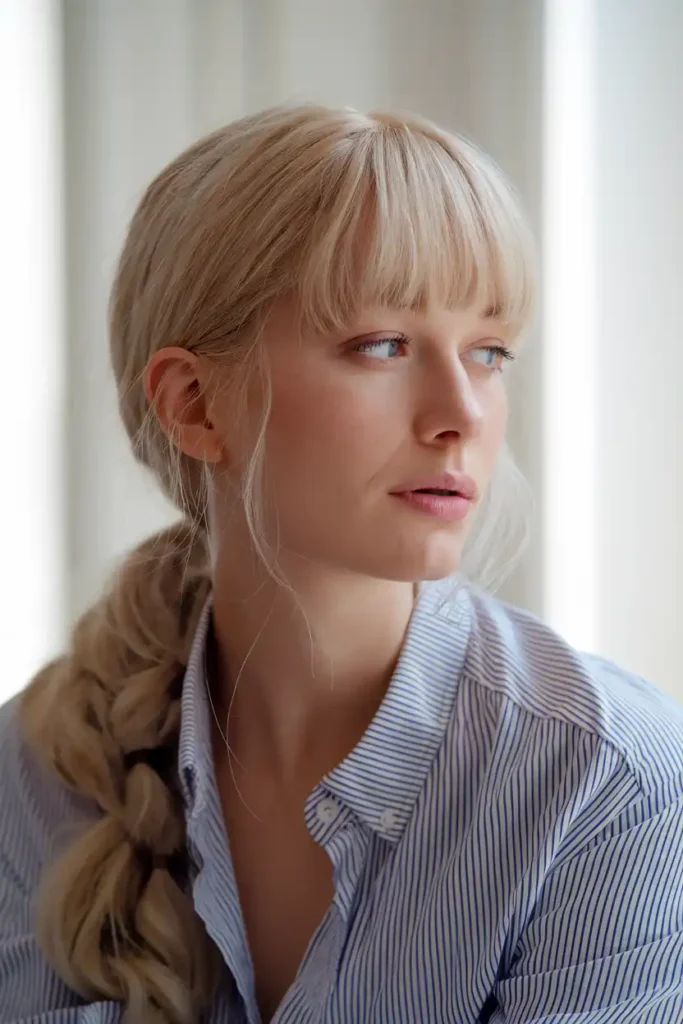 Hairstyles That Work for Thin Hair With a Wide Forehead or High Hairline