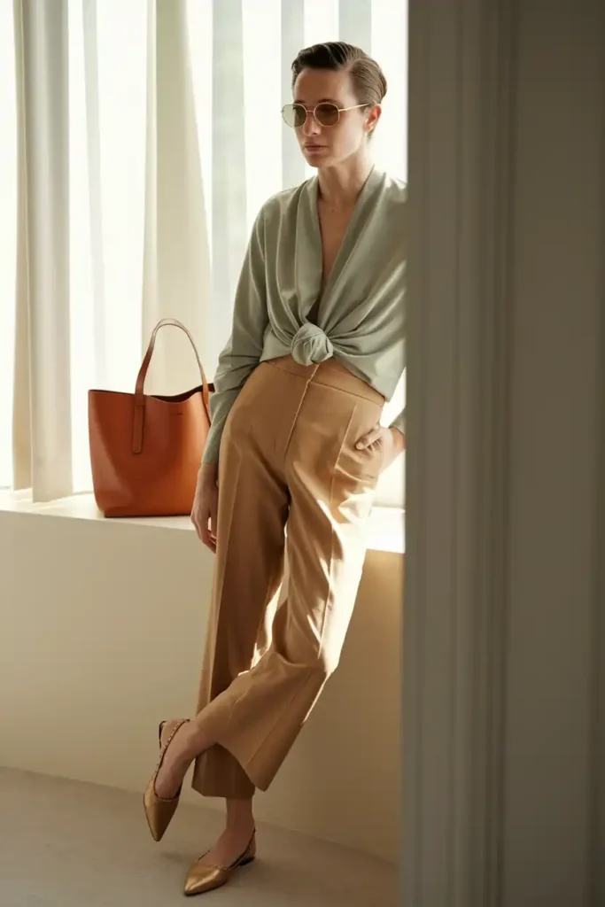 Half-Rim Frames With Business Casual Outfits