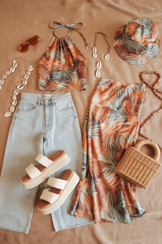 How to Build a Capsule Wardrobe Around Tropical Y2K Pieces