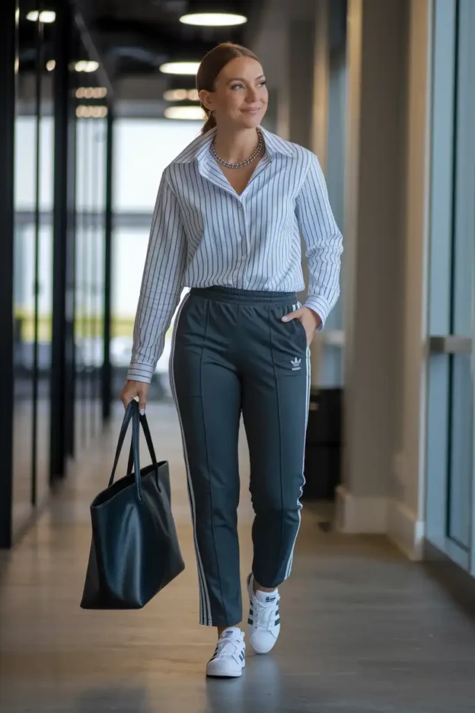 How to Wear Adidas Pants to a Casual Friday at Work