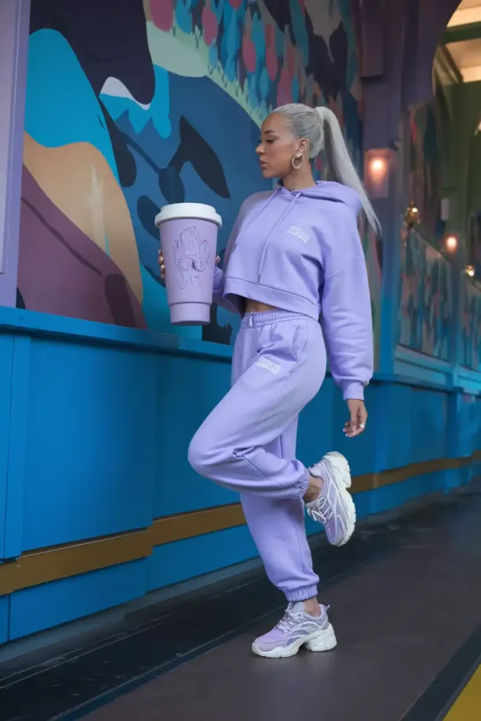 Joggers and a Crop Hoodie for a Casual Cool Vibe