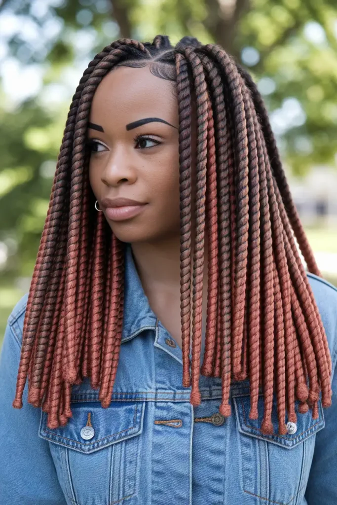 Kinky Twists With Colorful Extensions