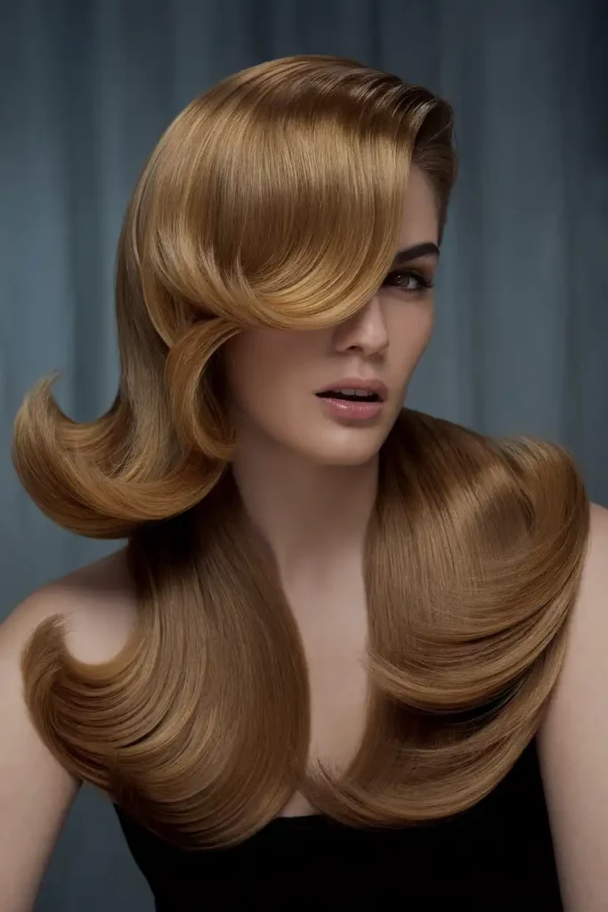 Lauren Bacall's Sultry Side-Swept Waves That Mean Business