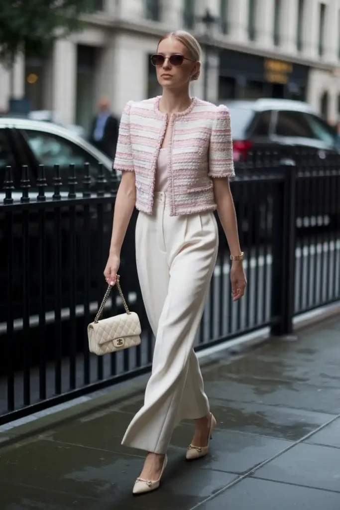 Lightweight Tweed Jacket and Tailored Trousers