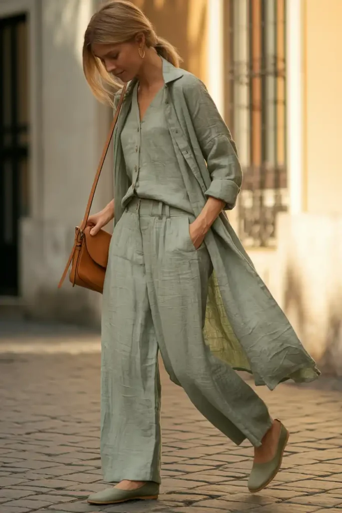 Linen Co-Ords That Work Perfectly With Flat Jellies