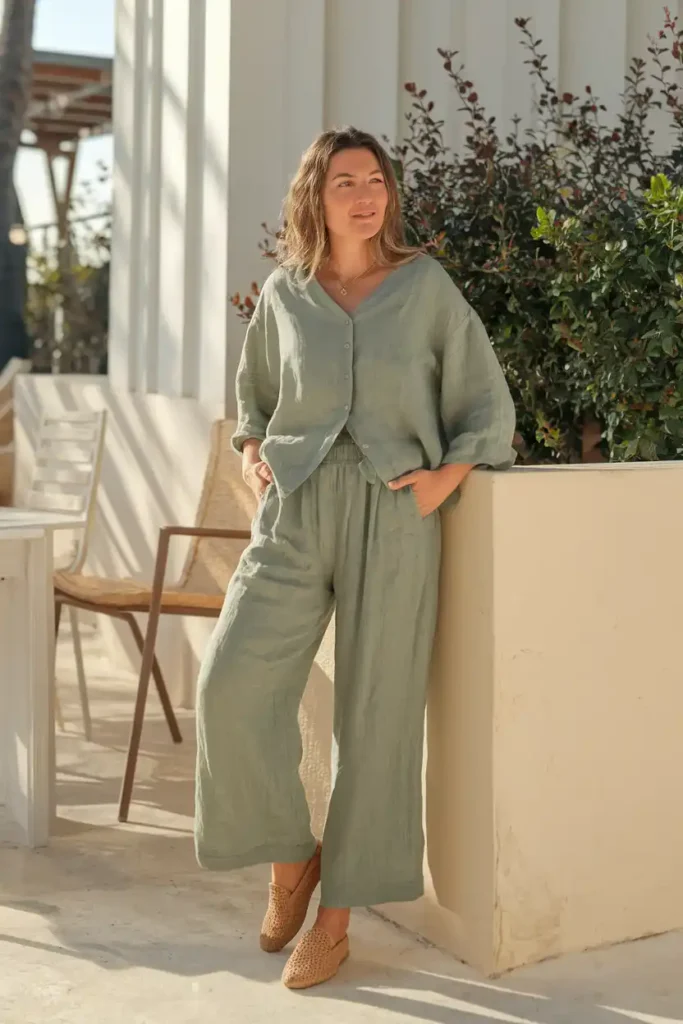 Linen Coord Set for Warm Weather Simplicity