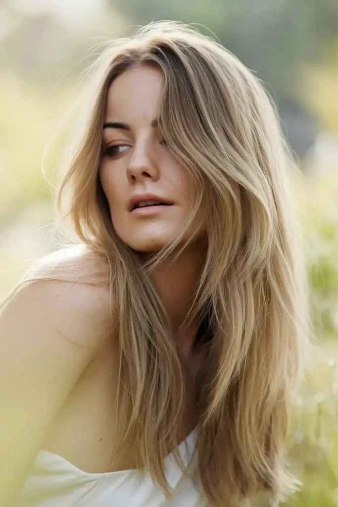 Long Layers With Face Framing