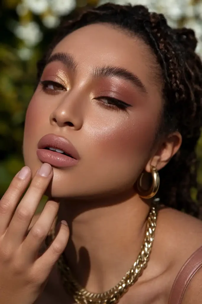 Natural Glam Makeup Looks for Olive Skin: Balance Cool and Warm Together