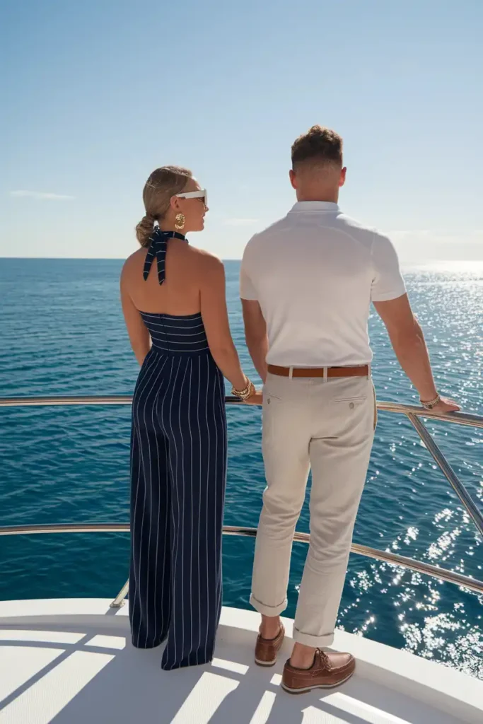 Nautical Resort Wear for a Birthday Boat Cruise