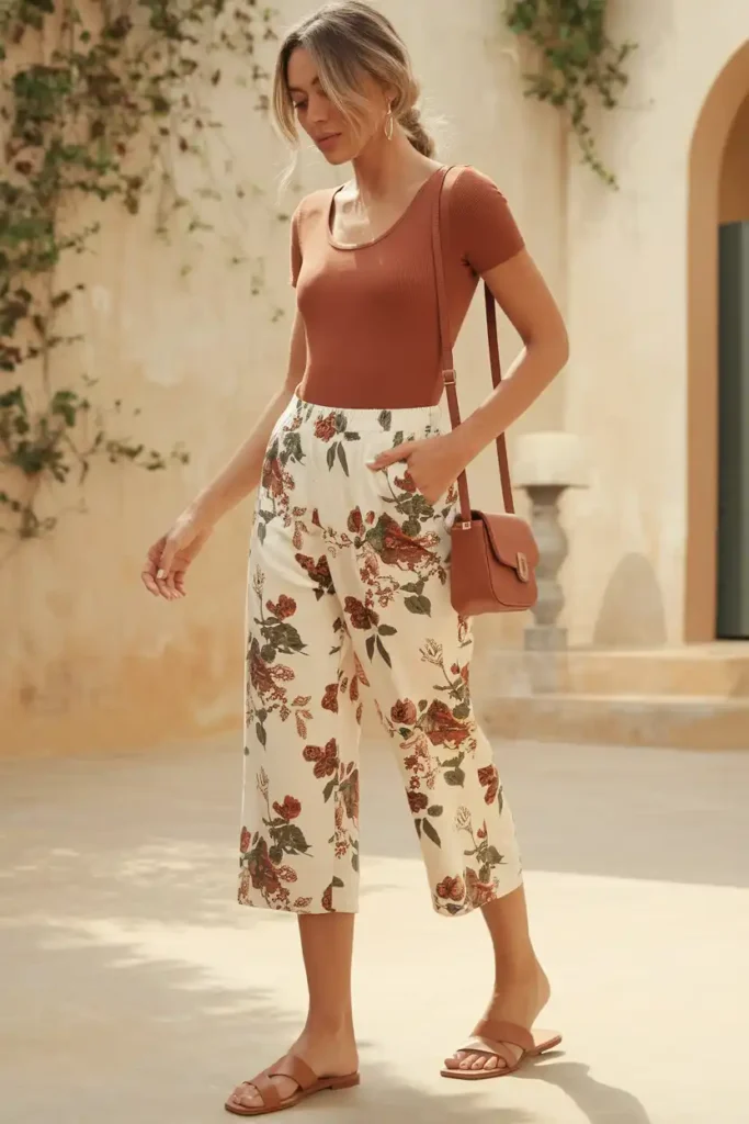 Printed Capri Pants: How to Build an Outfit Around Them