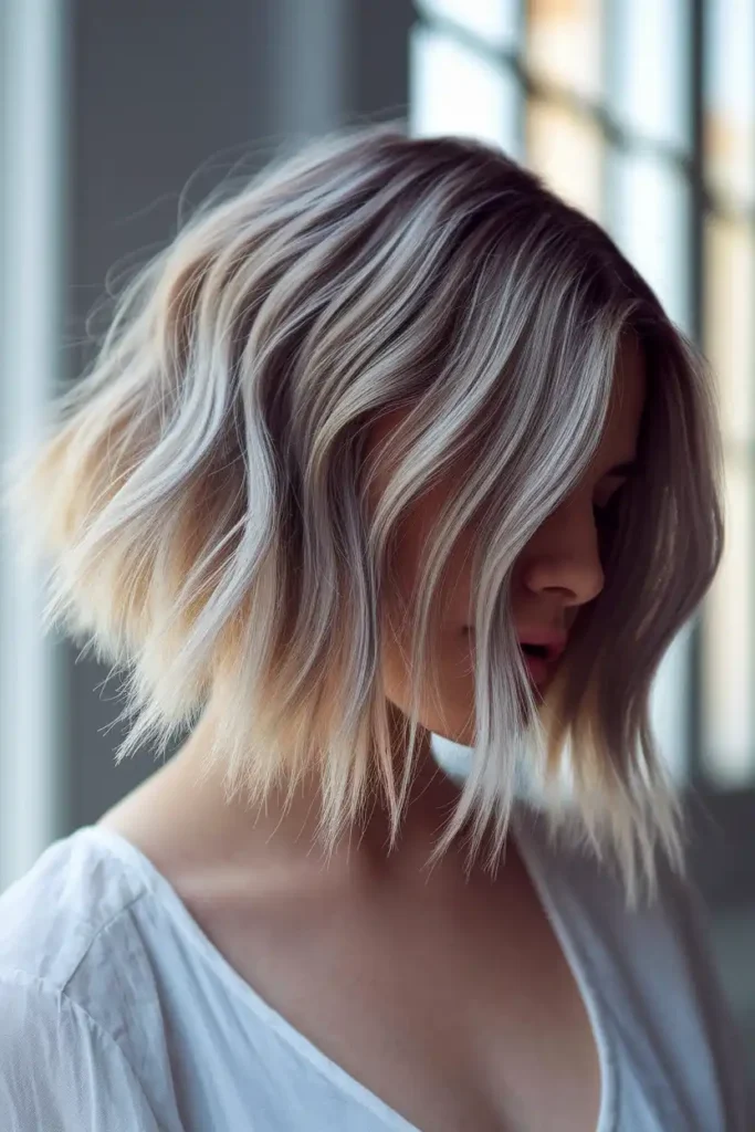 Razored Long Bob