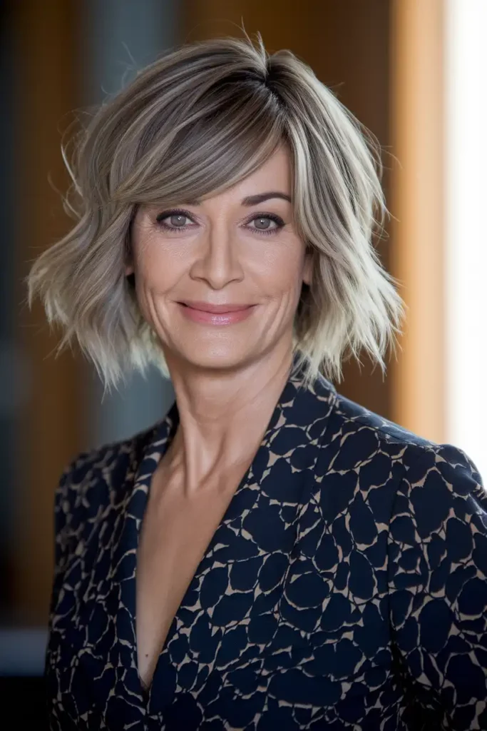 Shag Haircut for Women Over 40