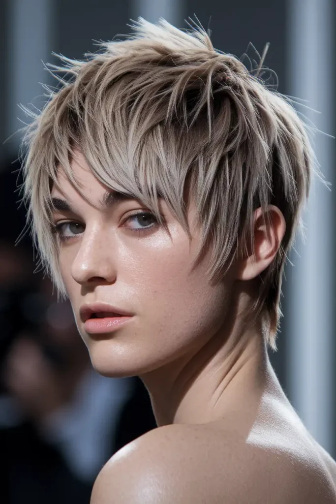 Short Shag Haircut for Thick Hair