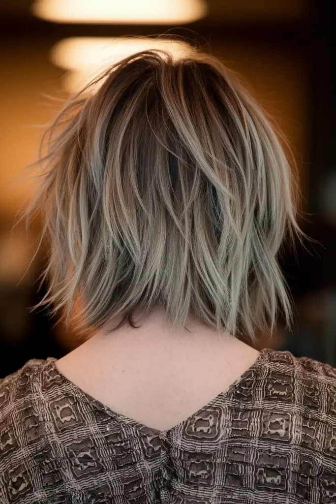 Short Shag With a V-Shaped Perimeter
