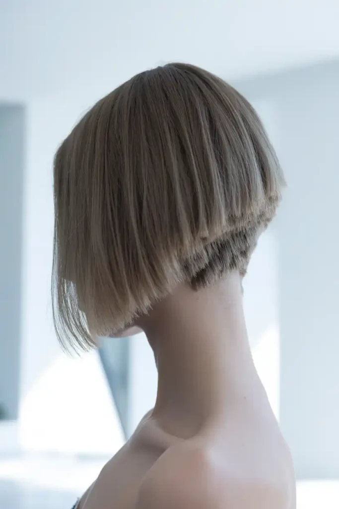 Short V Cut Bob With a Modern Twist