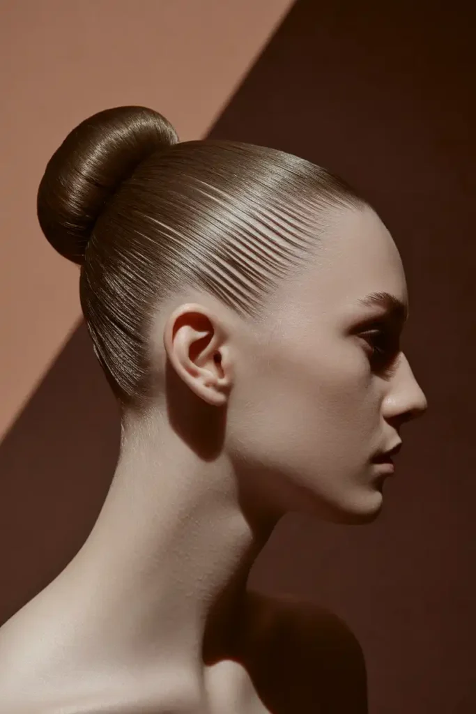 Slicked-Back Bun