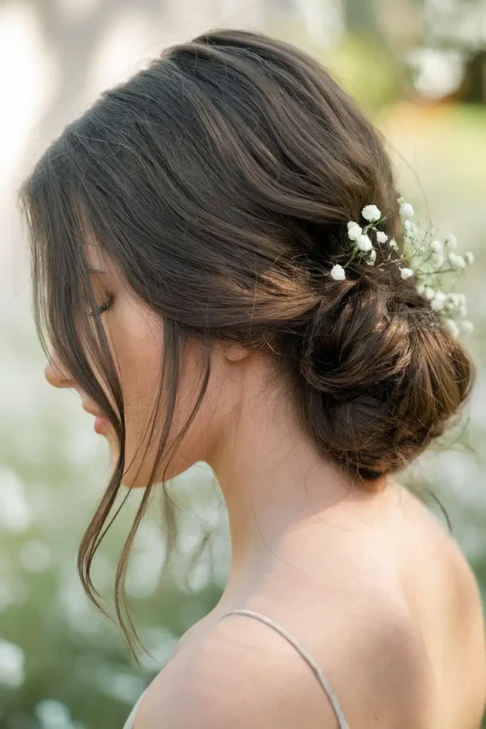 Soft Updo Hair Up Styles for Long Hair Without a Stylist