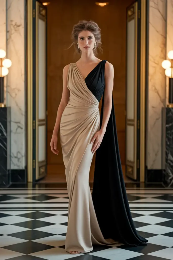 Sophisticated Gown for a Hollywood Themed Event