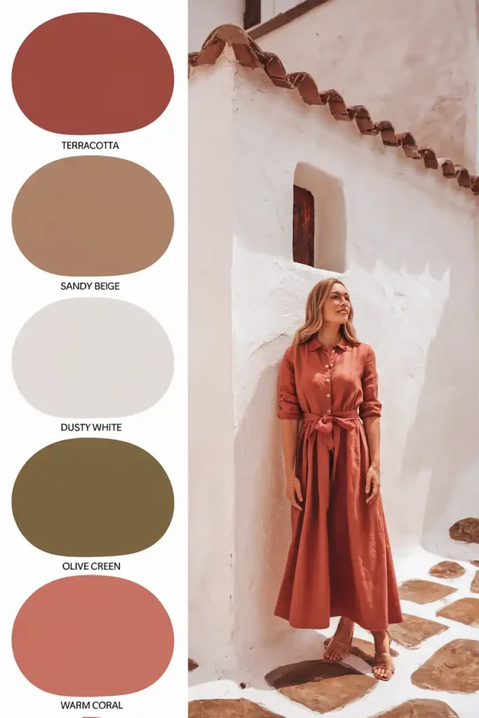 Spain Outfit Colors That Work Best in the Heat and in Photos