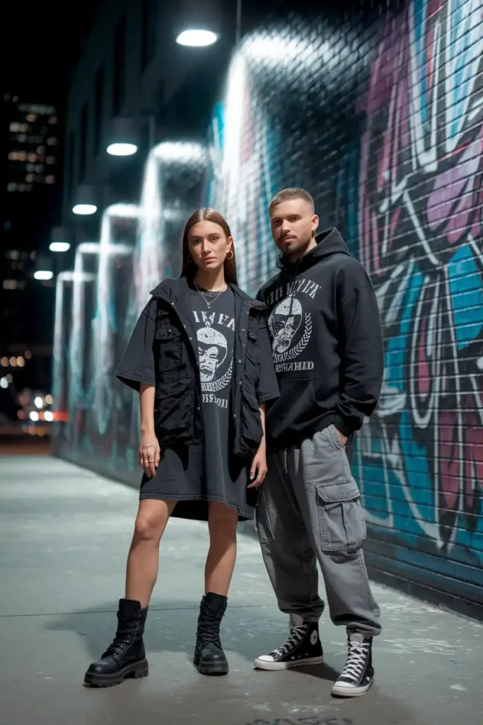 Sporty Streetwear for an Edgy Concert Birthday